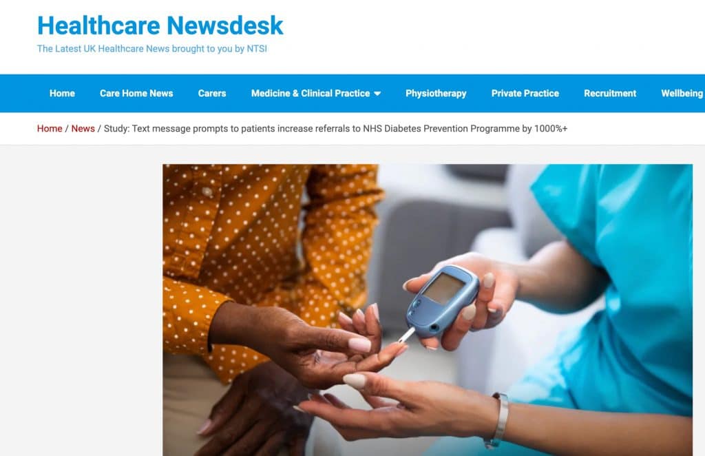 Meddbase in Healthcare Newsdesk